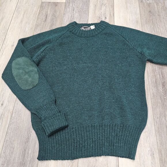 Mountain Threads Other - Mountain Thread Vintage British Wool Pullover Sweater Hunter Green Men's Large